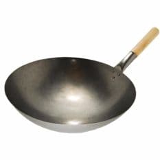 Wok Panna 15´ Med Trä Handtag
