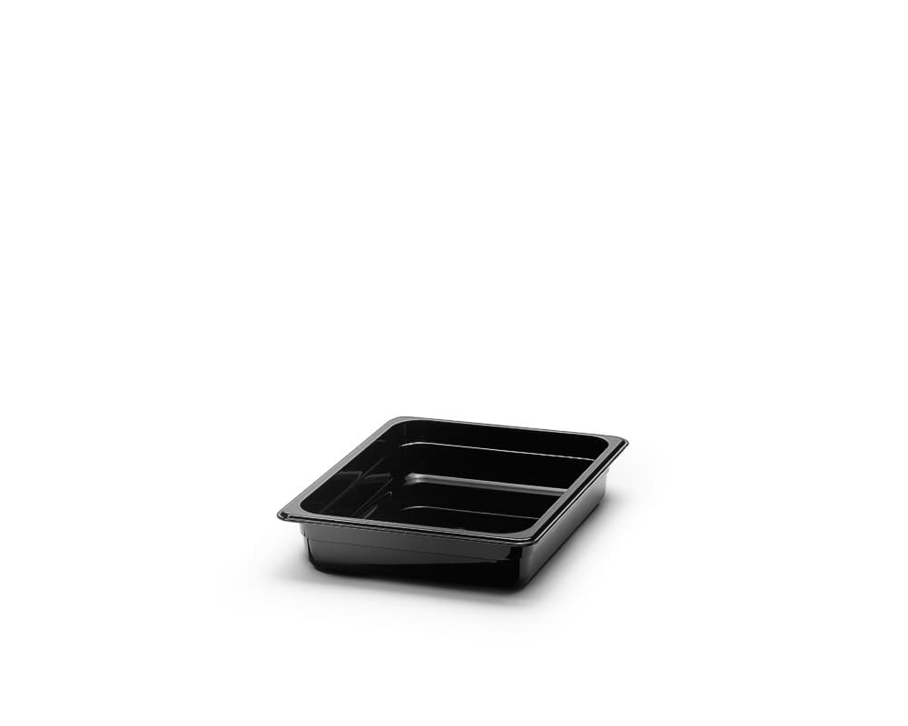 Kantin GN 1/2-65 Polykarbonat, svart