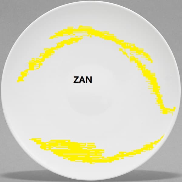 Coupe flat plate 16cm Yellow  16-3349-2661Y
