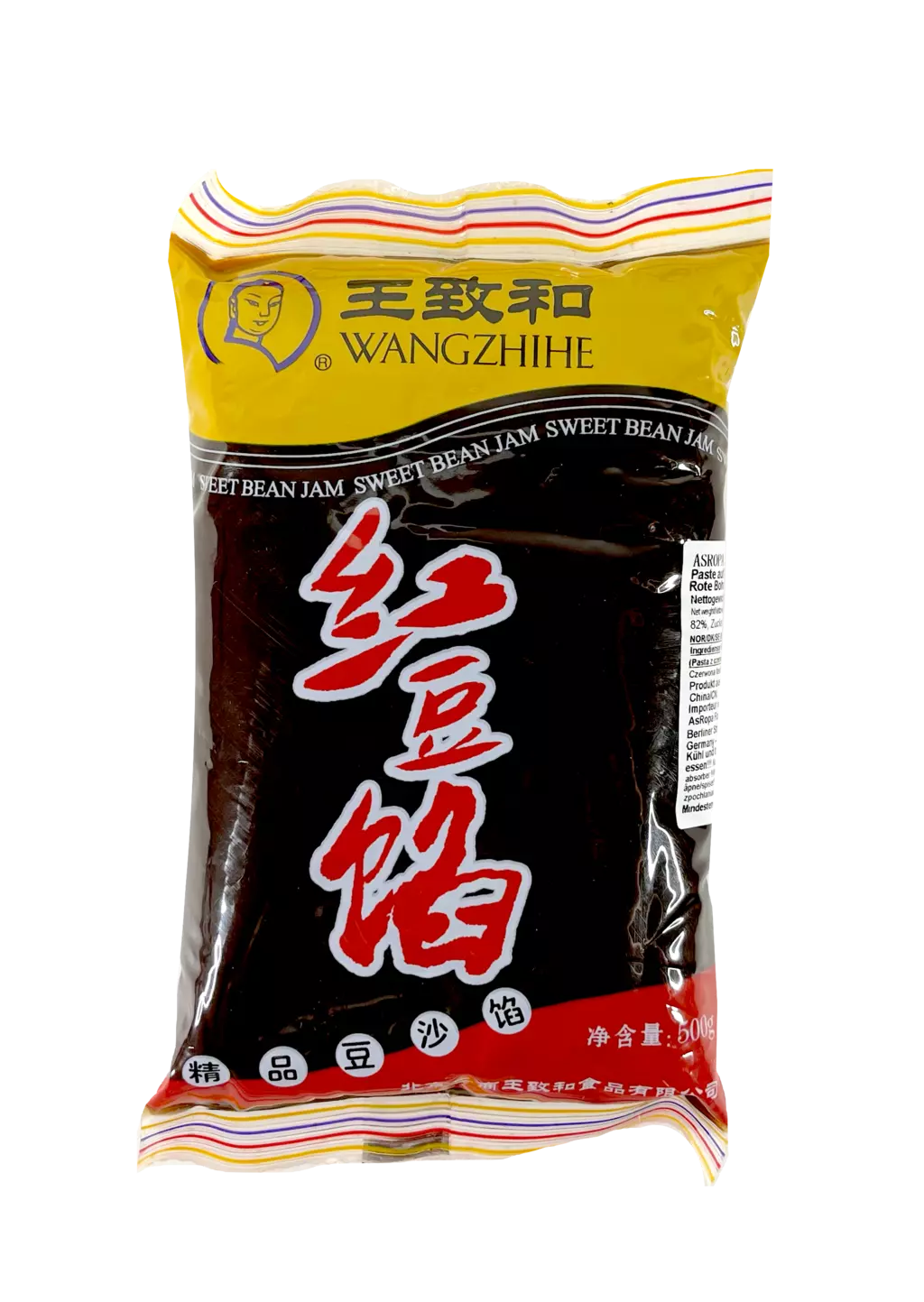 Röd bönapasta 500 g Wang Zi He Kina