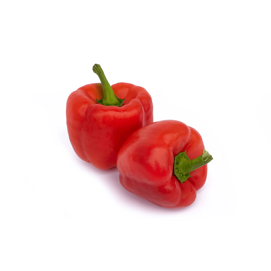 Paprika Röd Rund ca400-500g/Förp , pris per förp Nederländerna