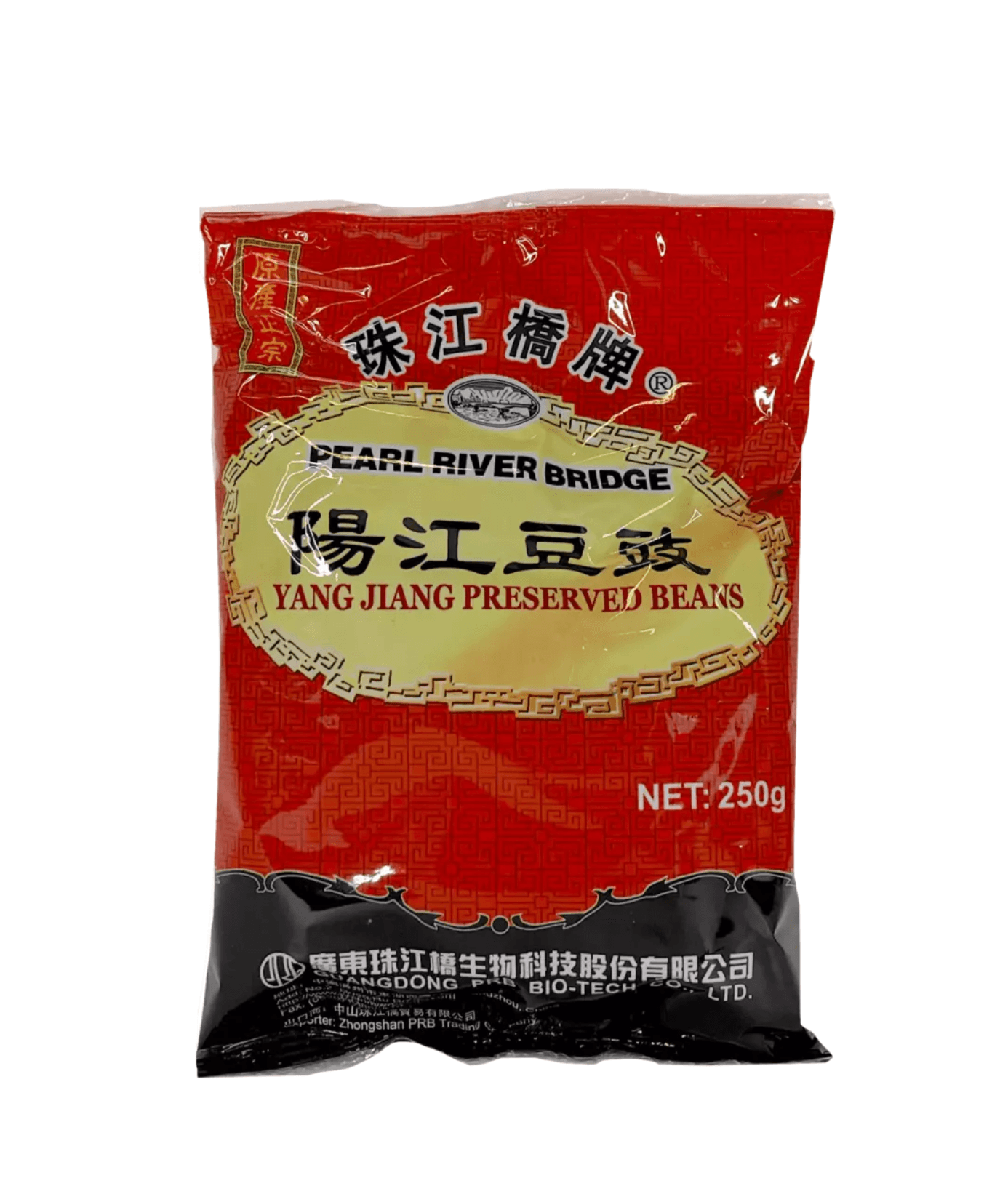 Fermenterade Svart Bönor 250g Pearl River Bridge Kina