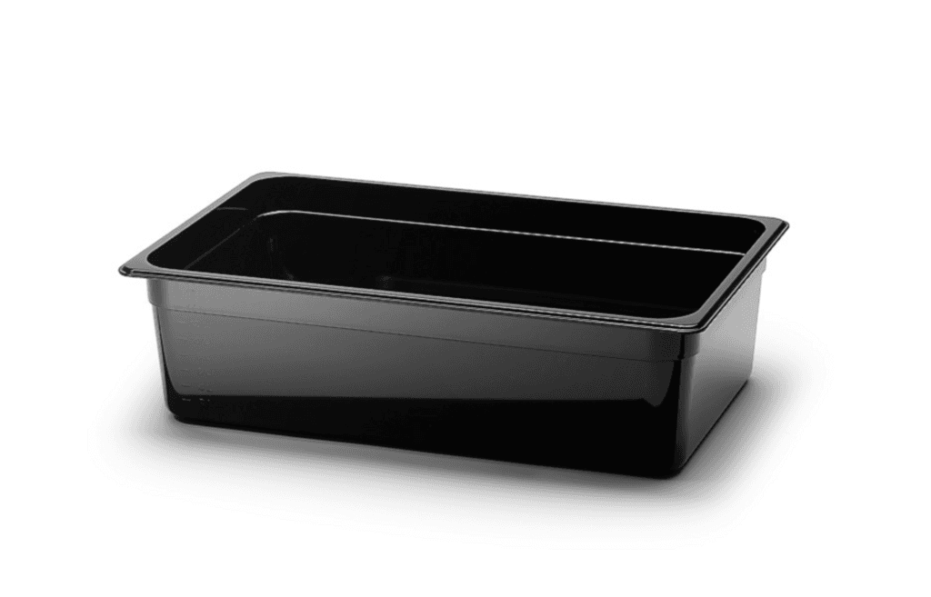 Kantin GN 1/1-100 Polykarbonat, svart
