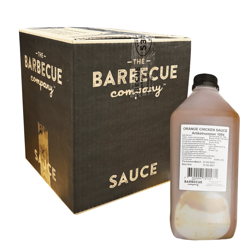 Orange Chicken Sauce 4x2,5L The Barbecue Company Sverige