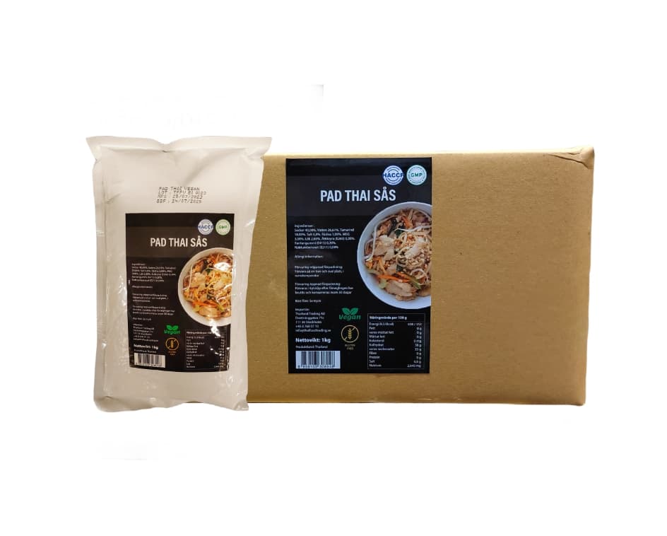 Vegan Pad Thai Sås 12x1kg Thailand