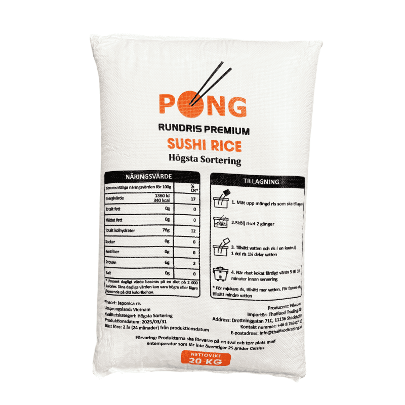 Japonica Sushiris 20kg PONG Vietnam