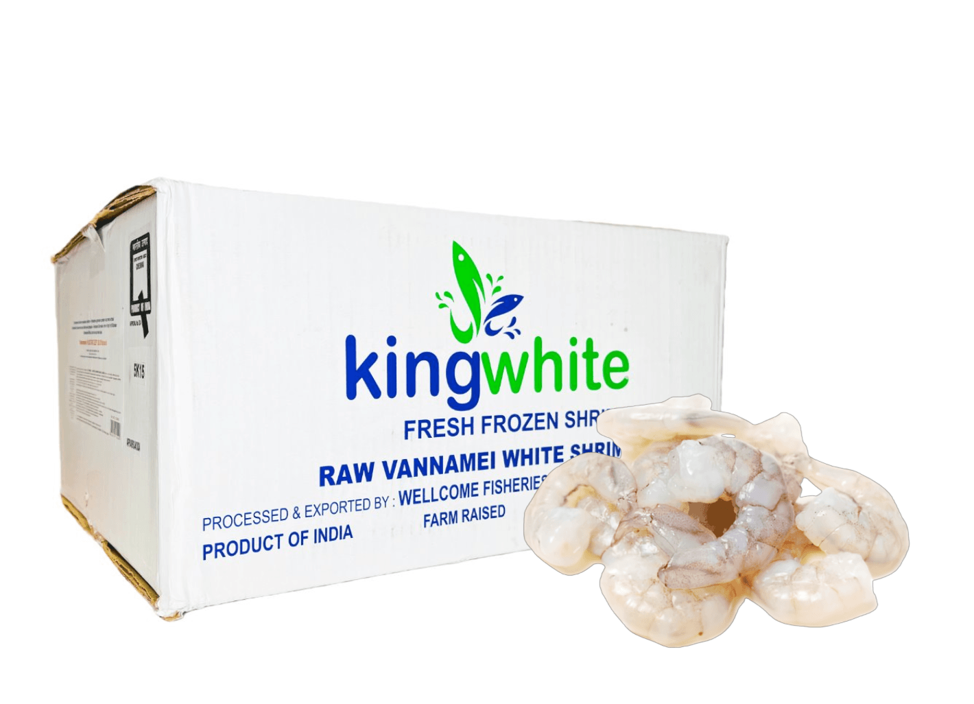 Räkor Vannamei US 21/25 100% 6x1.8kg Indien