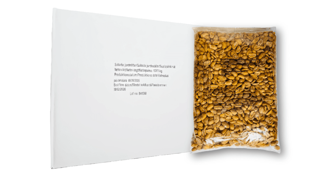 Jordnötter Saltad 10x1kg Naturens Energi Nederländerna