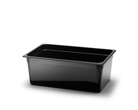 Kantin GN 1/1-200 Polykarbonat, svart