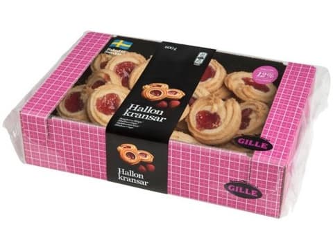 Kakor Hallonkransar 600g Gille