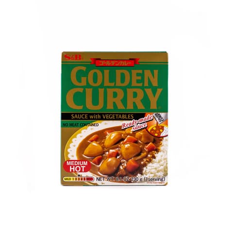 Currysås Grönsaker Mediumstark  Golden Curry  230g S&B