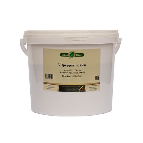 Vitpeppar malen 4kg Gröna Bladet Sverige