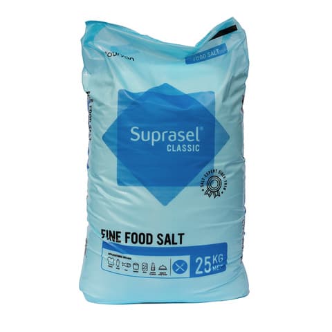 Salt Suprasel Classic 25kg FINE FOOD SALT Danmark