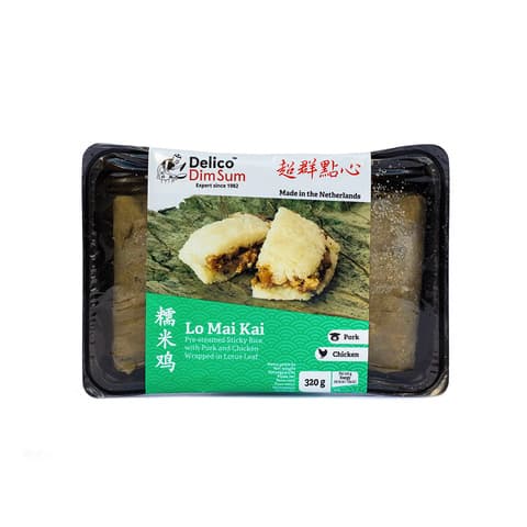 Lotus Blad Med Kyckling/Klibbgt Ris 320g Delico