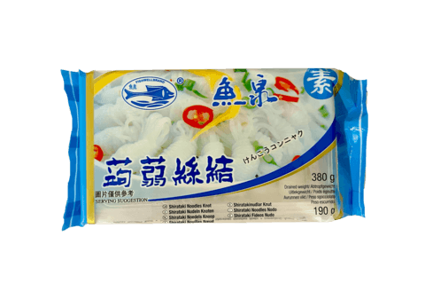 Shirataki Konjac Nudlar/Knot 380g Fishwell