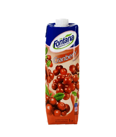 Juice Tranbär 1Liter Fontana, Endast För Restaurangens Försäljning