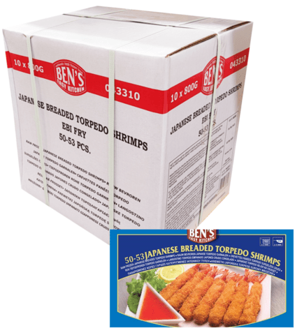 Torpedo breaded 26/30, 10x800g Vietnam
