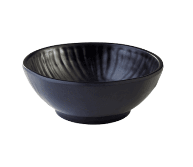 Skål Melamin 16x7cm Svart