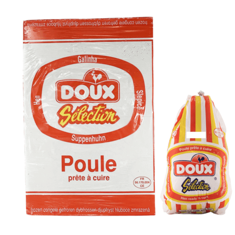 Höns Kyckling Fryst 10x1,5kg Doux