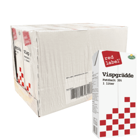 Vispgrädde 35% 10x1Liter Red Label Arla Danmark 