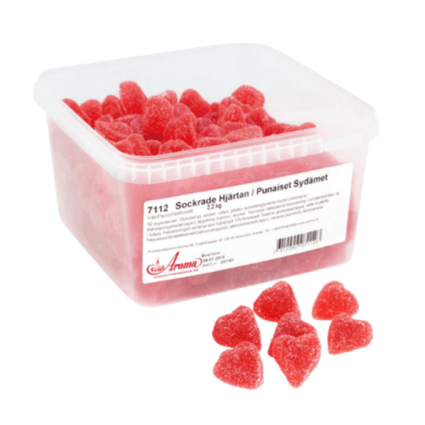 Godis Sockrade Hjärtan 2,2kg