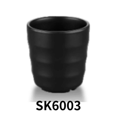 Te/Kaffe Koppar Svart Melamin "2,9" 7,6x8,3cm SK6003 Kina