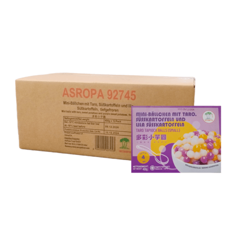 Taro Tapioka Bollar Mix Fryst 12x400g TCT Kina