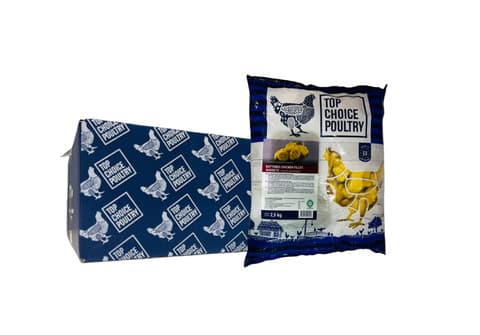 Panerade Kycklingfilé Nuggets (49%) 2×2,5kg Top Choice Poultry EU