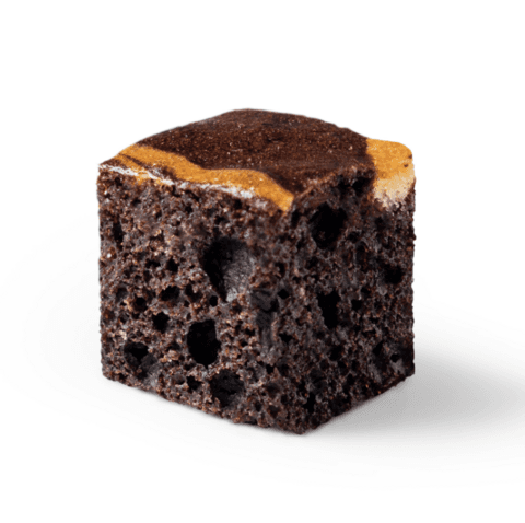 Mini Choklad- & Vaniljmarmorerad kaka 108 st (30 mm x 30 mm) The Food Factory Malta