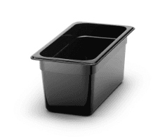 Kantin Gn 1/3-150 Polycarb, Svart