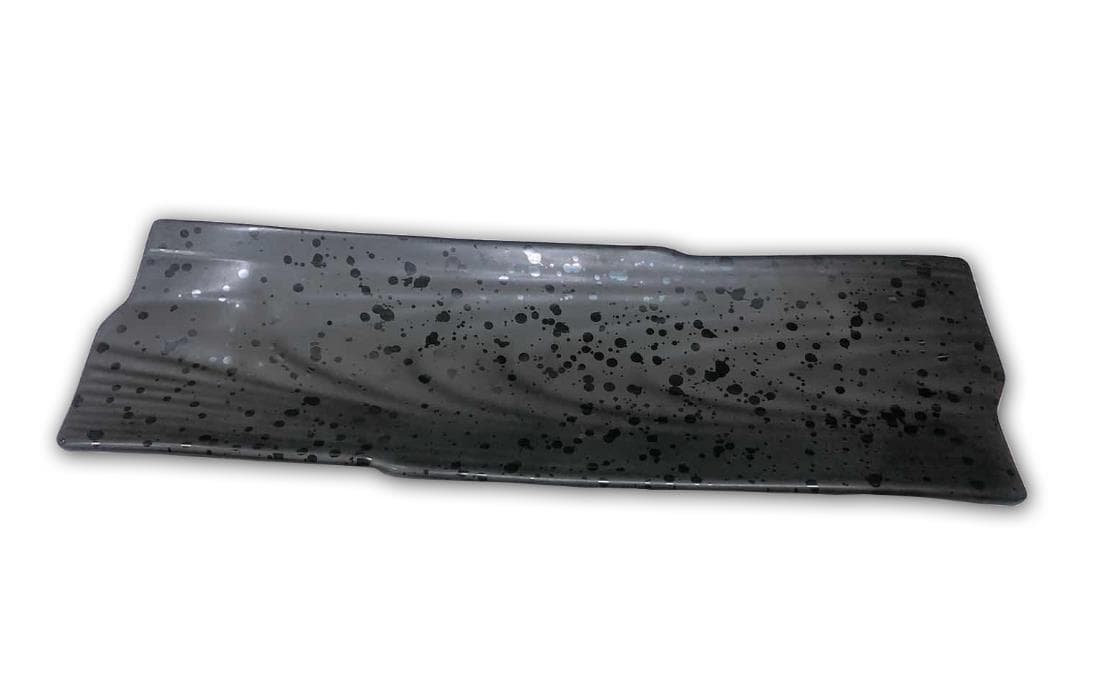 Tallrik Svart Melamin 16-inch Rektangel Till Sushi E134