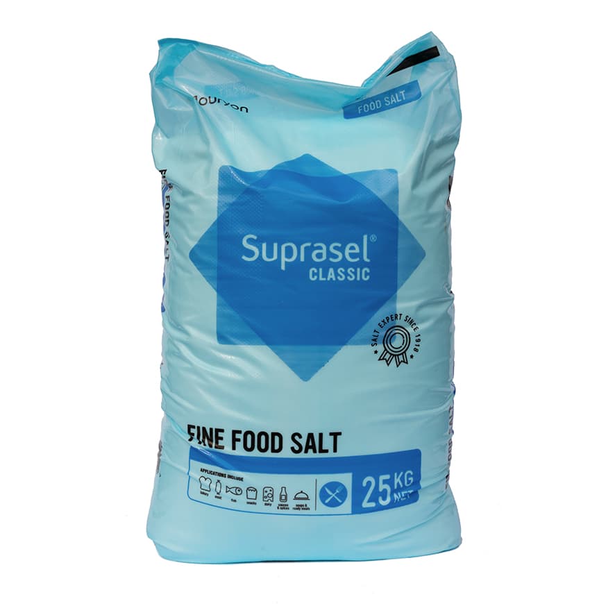 Salt Suprasel Classic 25kg FINE FOOD SALT Danmark
