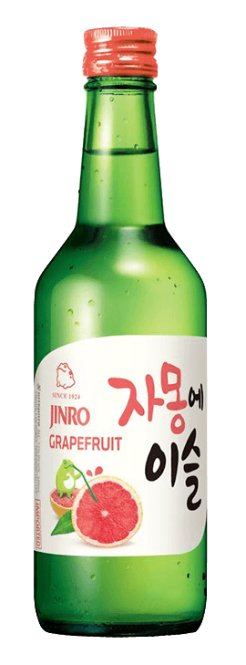 Soju Grapefruit 13% Alc. 360 ML JINRO Korea, Endast För Restaurangens Försäljning