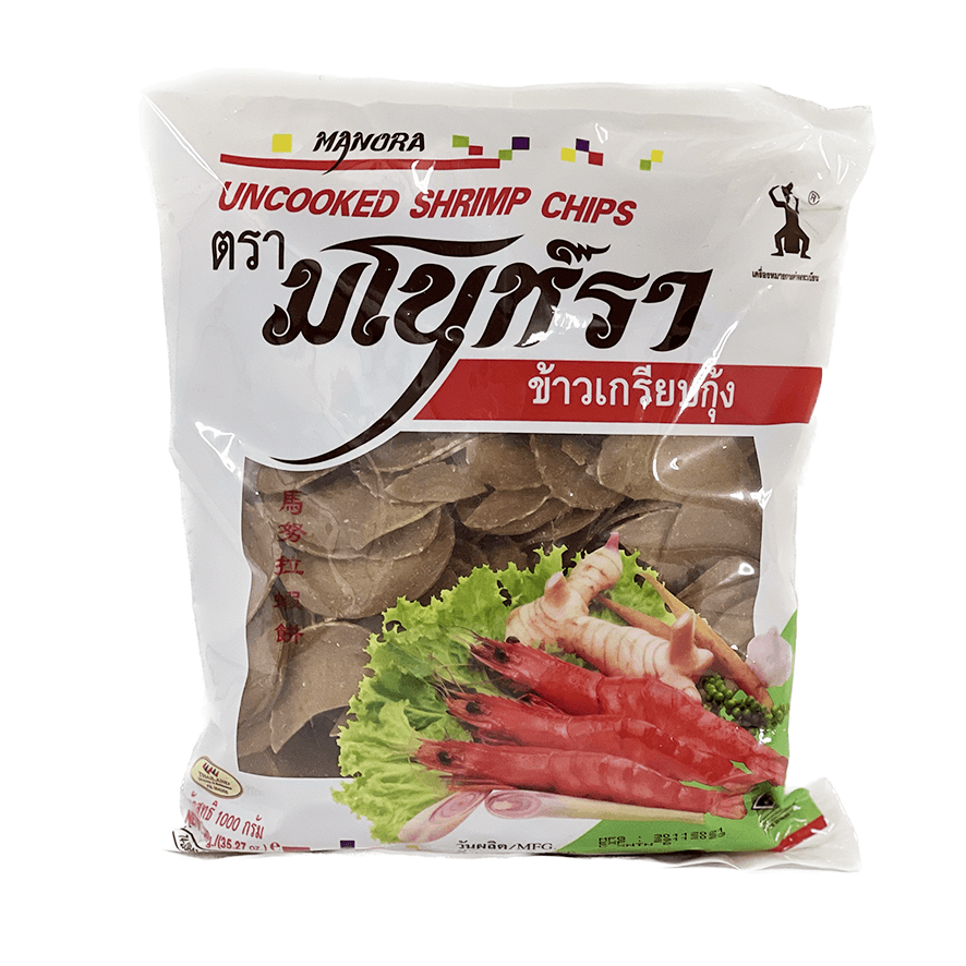 Räkchips Raw 1kg Manora Thailand
