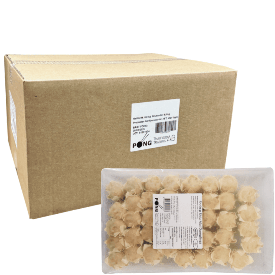 Räkor Shiu Mai Storförpackning 40st x 10Pack Pong