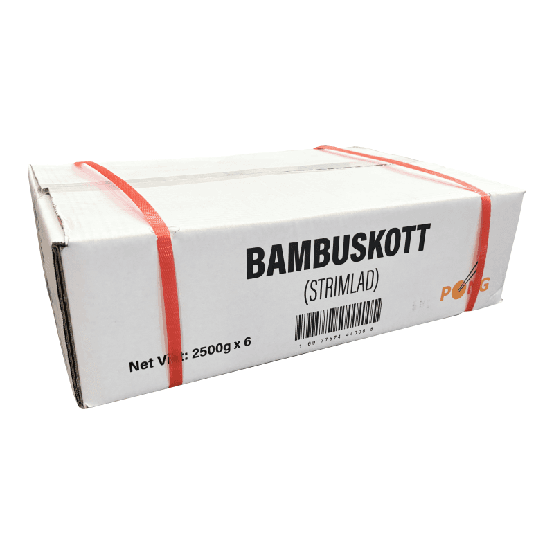 Bambuskott Strimlad 6x2500g PONG Kina