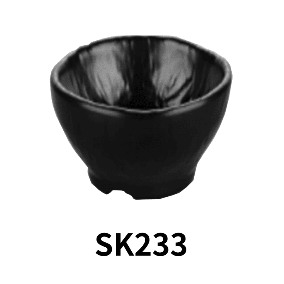 Förstärkt Rund Tallrik Melamin "3,3" SK233 Kina