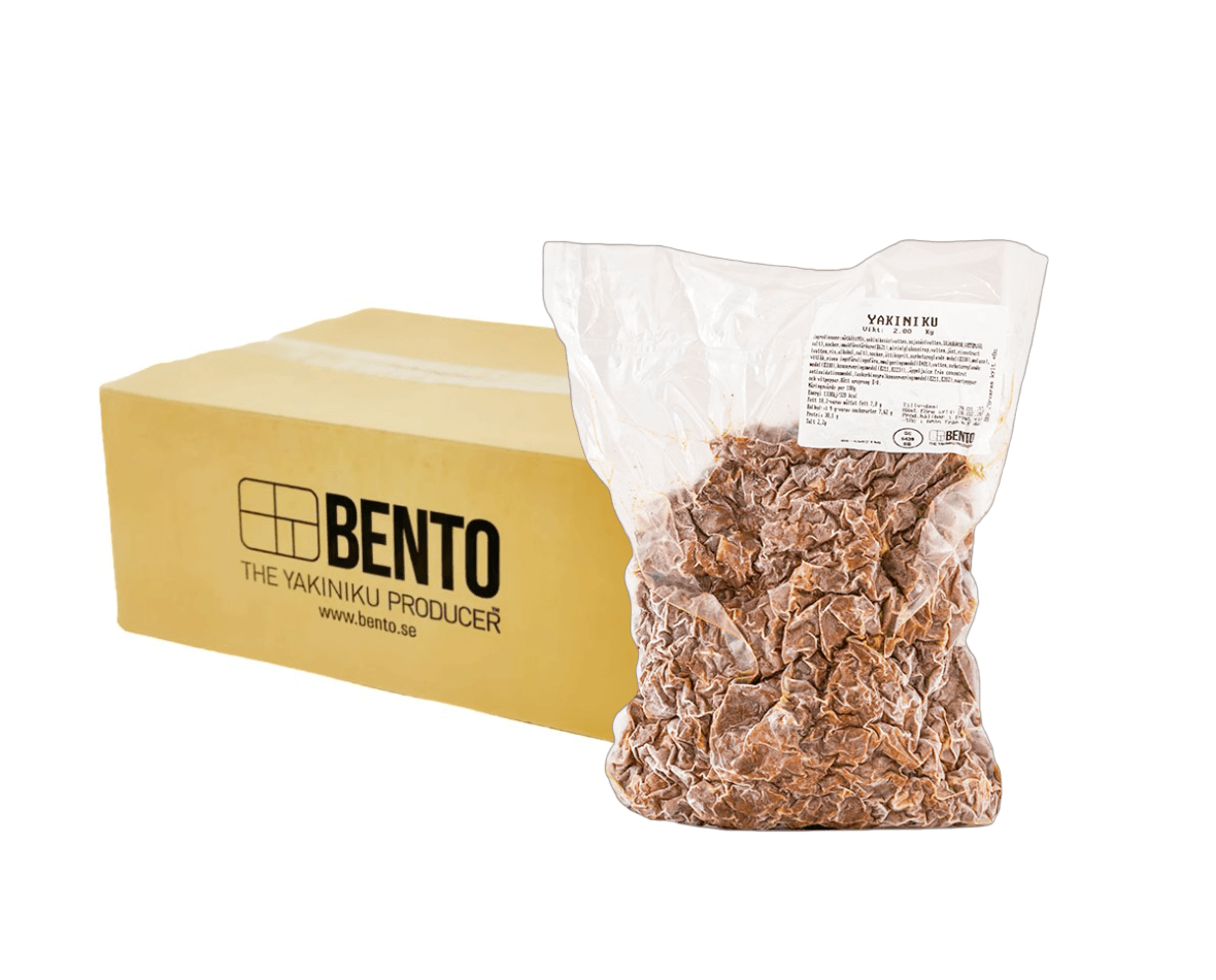 Yakiniku Nöttkött Skivad Med Sojakrydda Fryst 4x2kg Bento